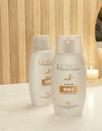 Protector Solar Luxkin SPF 50 con Color
