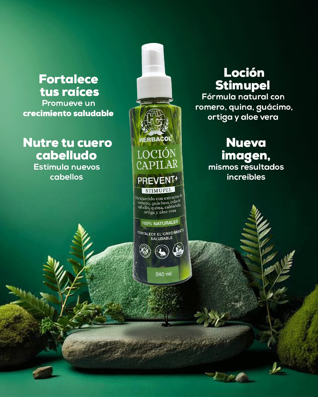 Loción capilar Stimupel con romero 240 ml