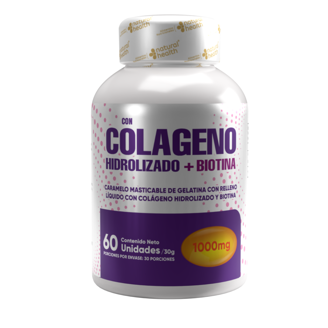 Colágeno + biotina x 60 cápsulas blandas