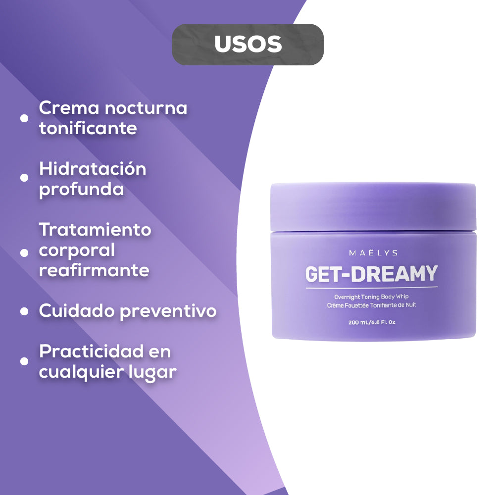 Crema Reafirmante Corporal de Noche Get-Dreamy