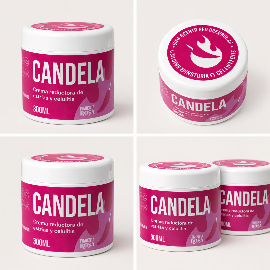Crema para Estrías y Celulitis Candela 300 ml