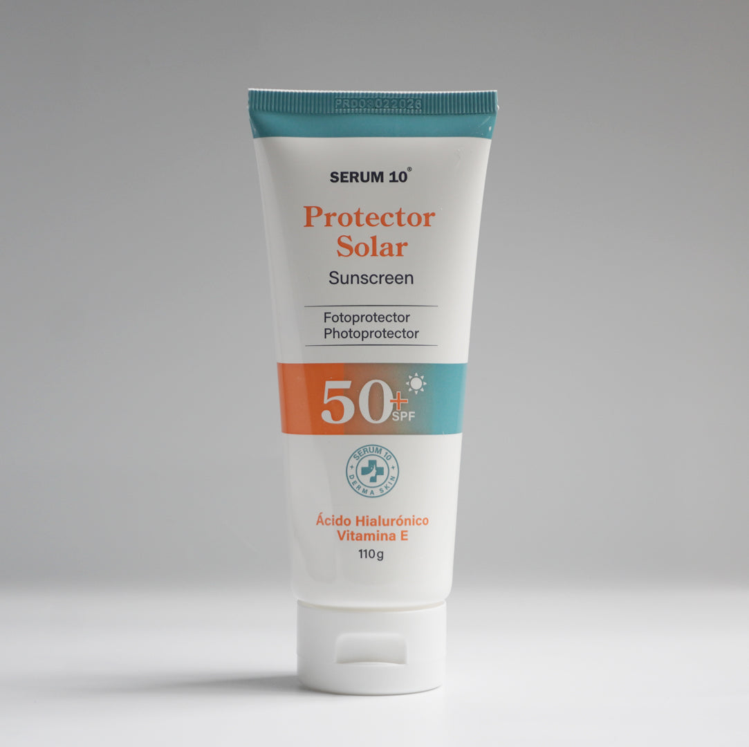 Protector Solar SPF 50+ con Vitamina E Serum 10