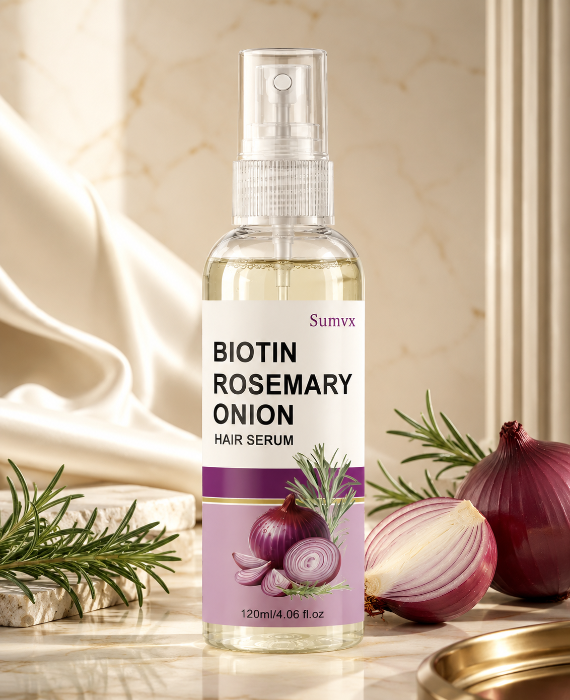 Sérum Capilar de Biotina, Romero y Cebolla