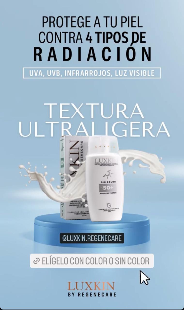 Protector Solar Luxkin SPF 50 Sin Color