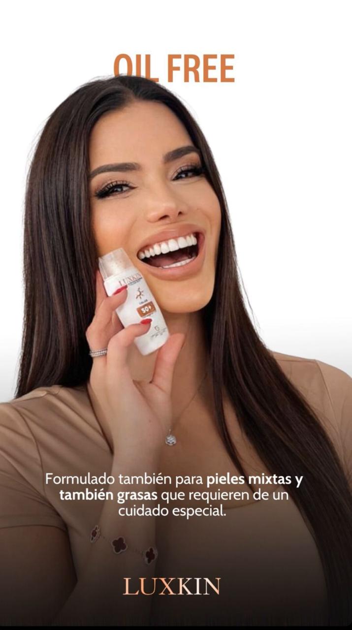 Protector Solar Luxkin SPF 50 con Color