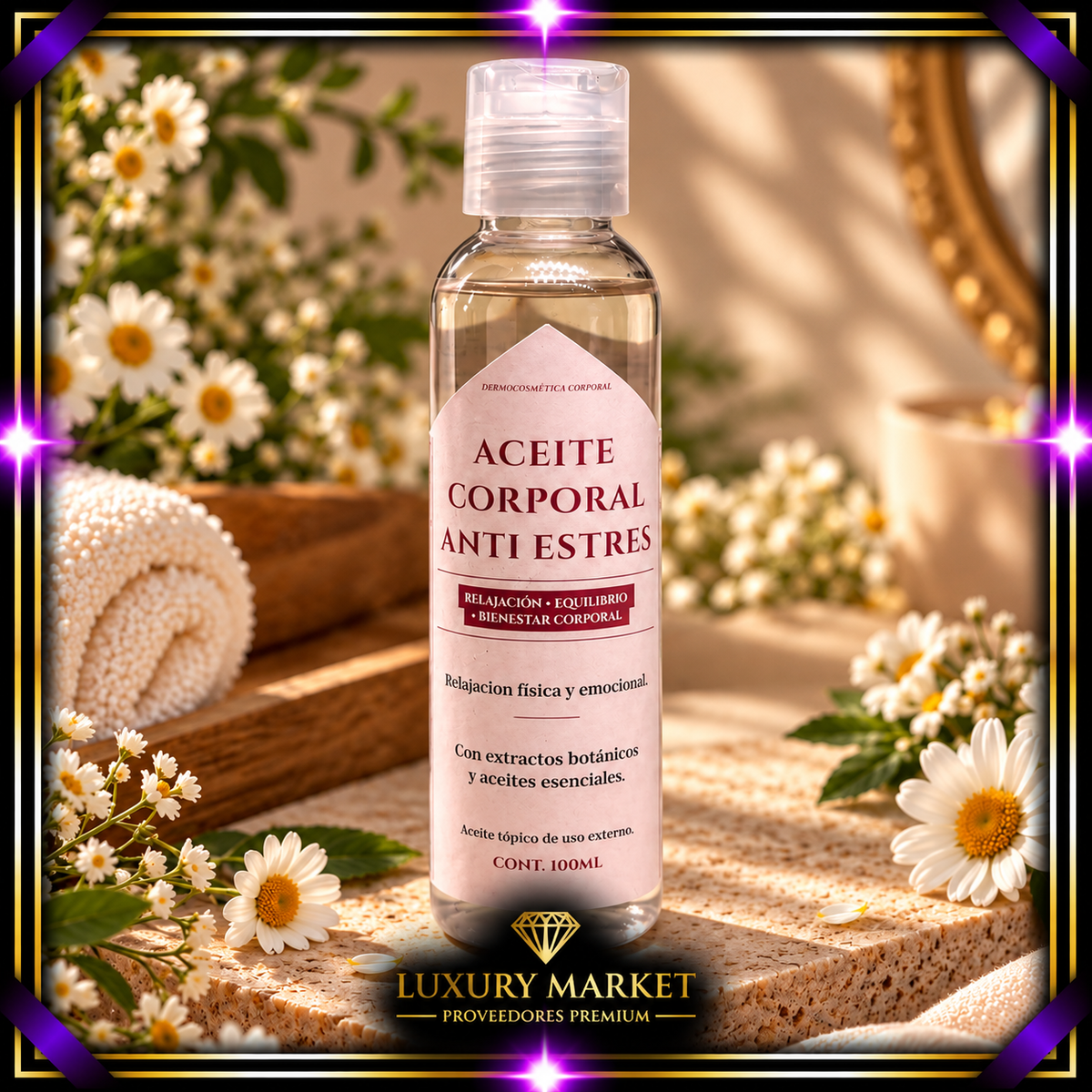 Aceite corporal relajante antiestrés 100 ml