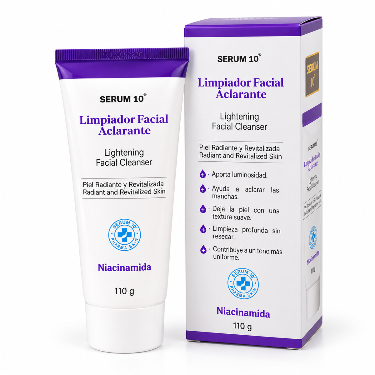 Limpiador Facial con Niacinamida Serum 10